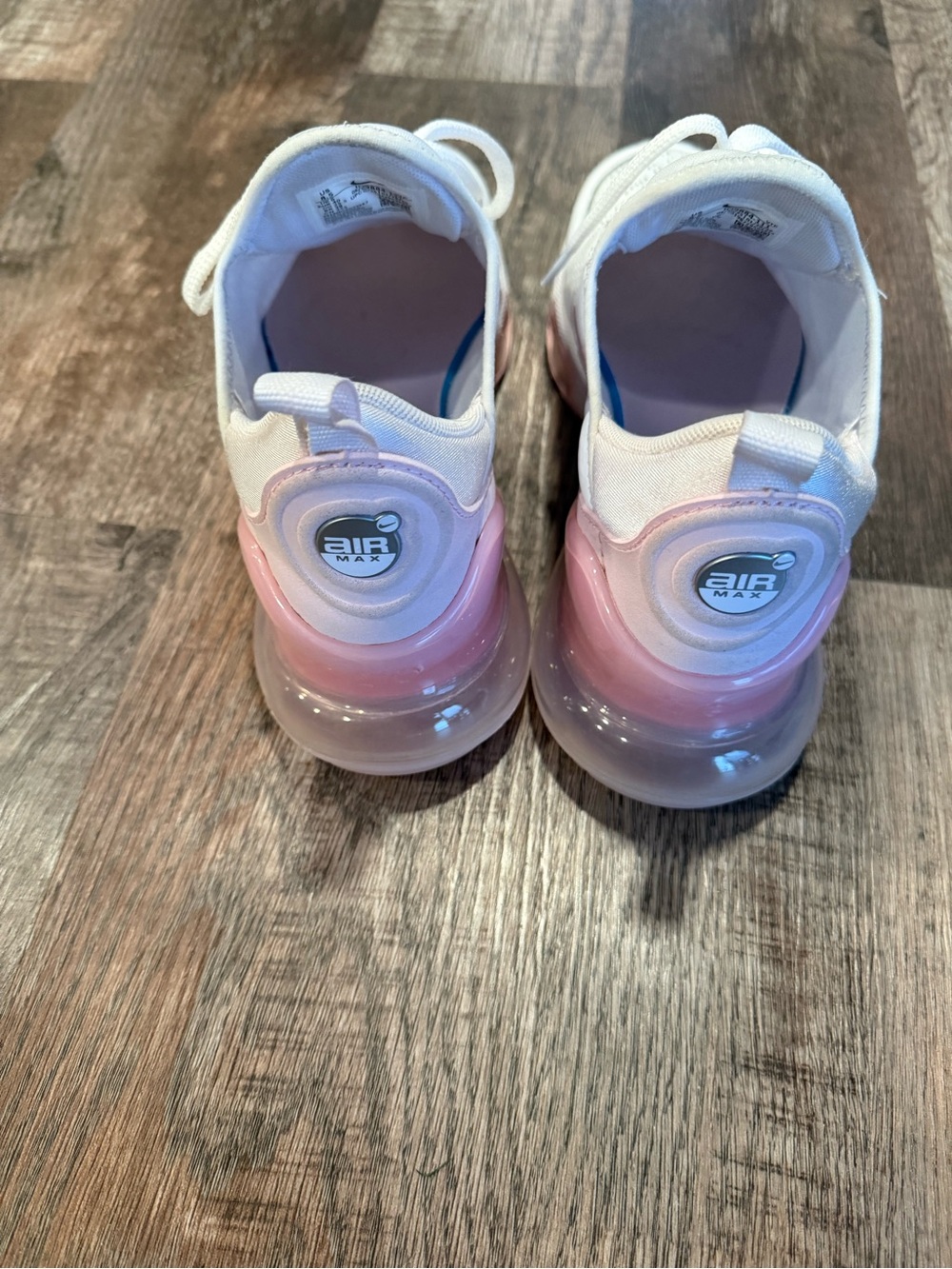Nike Kids Air Max Sneakers - White & Pink Gradient